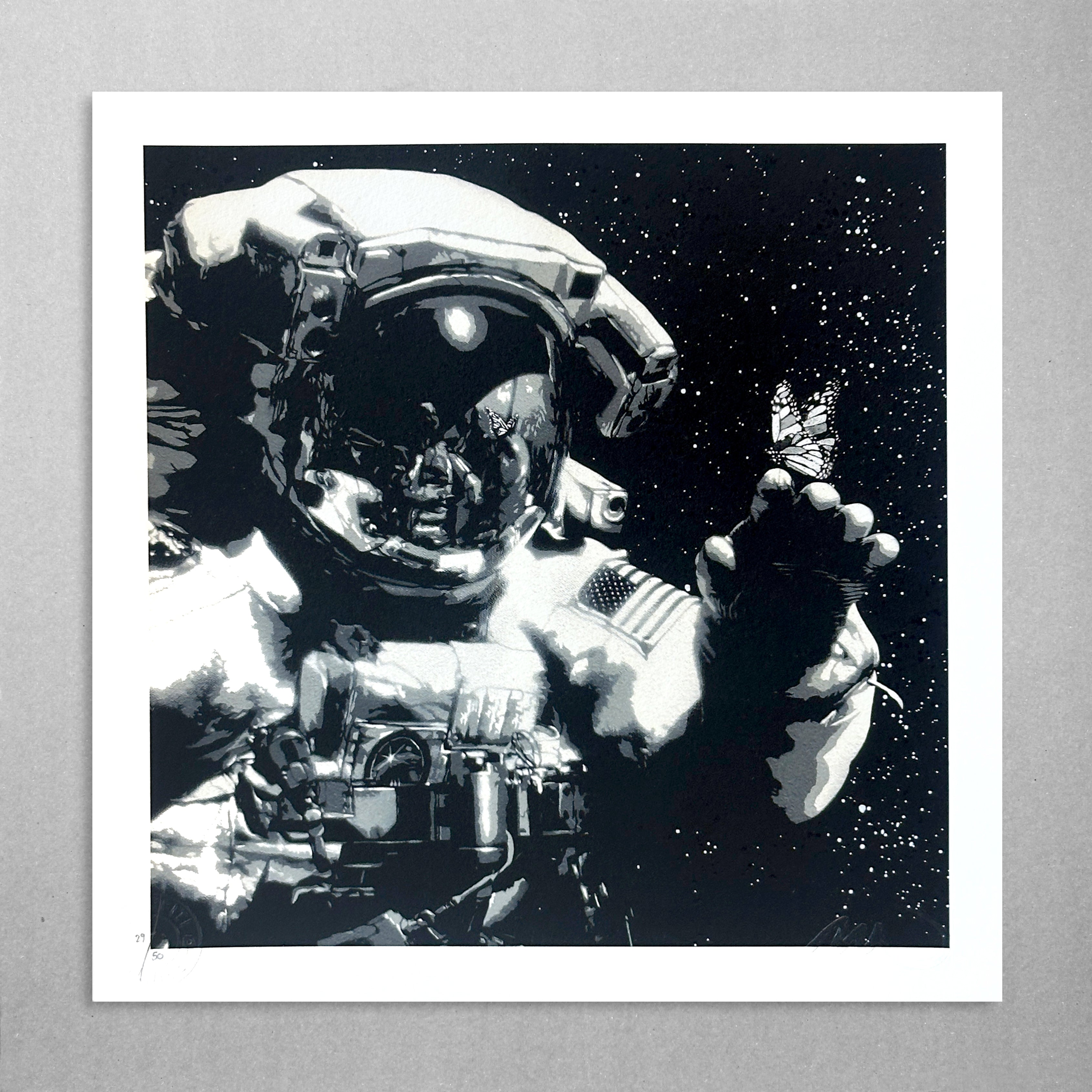 Eternal Reflection - mini (black & white)