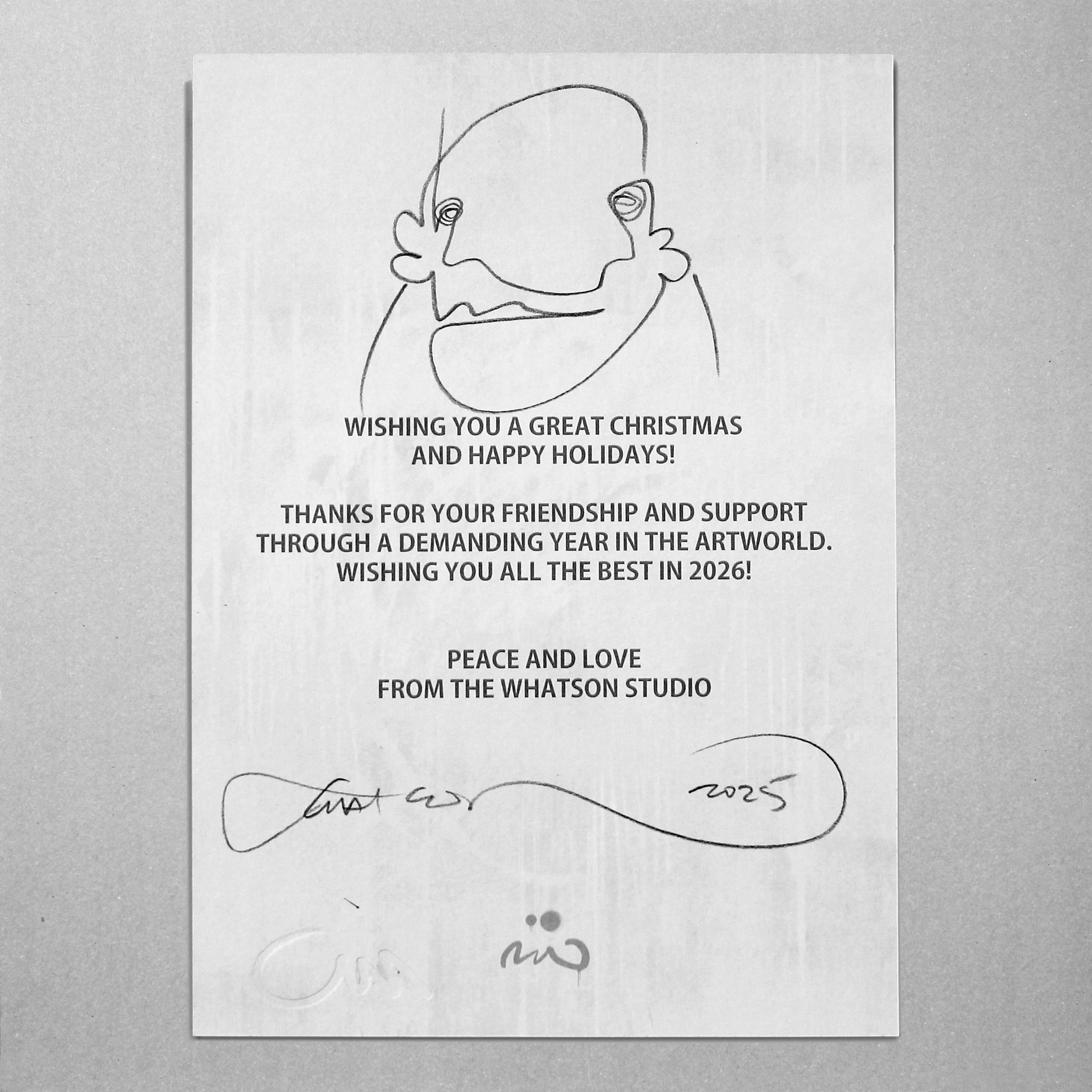 CHARITY! 2025 Christmas Cards (hand finished and signed)