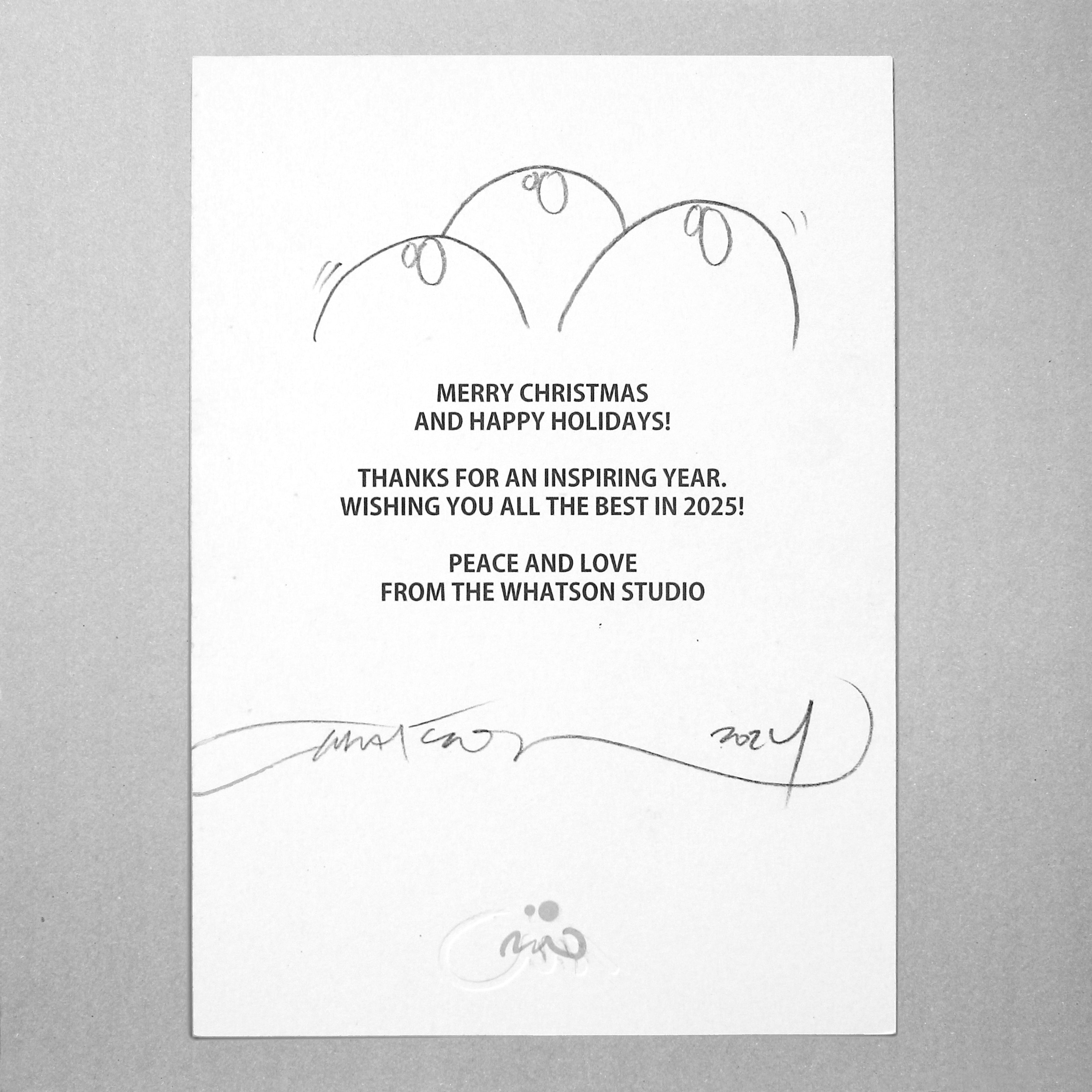 Christmas card - 3 pack